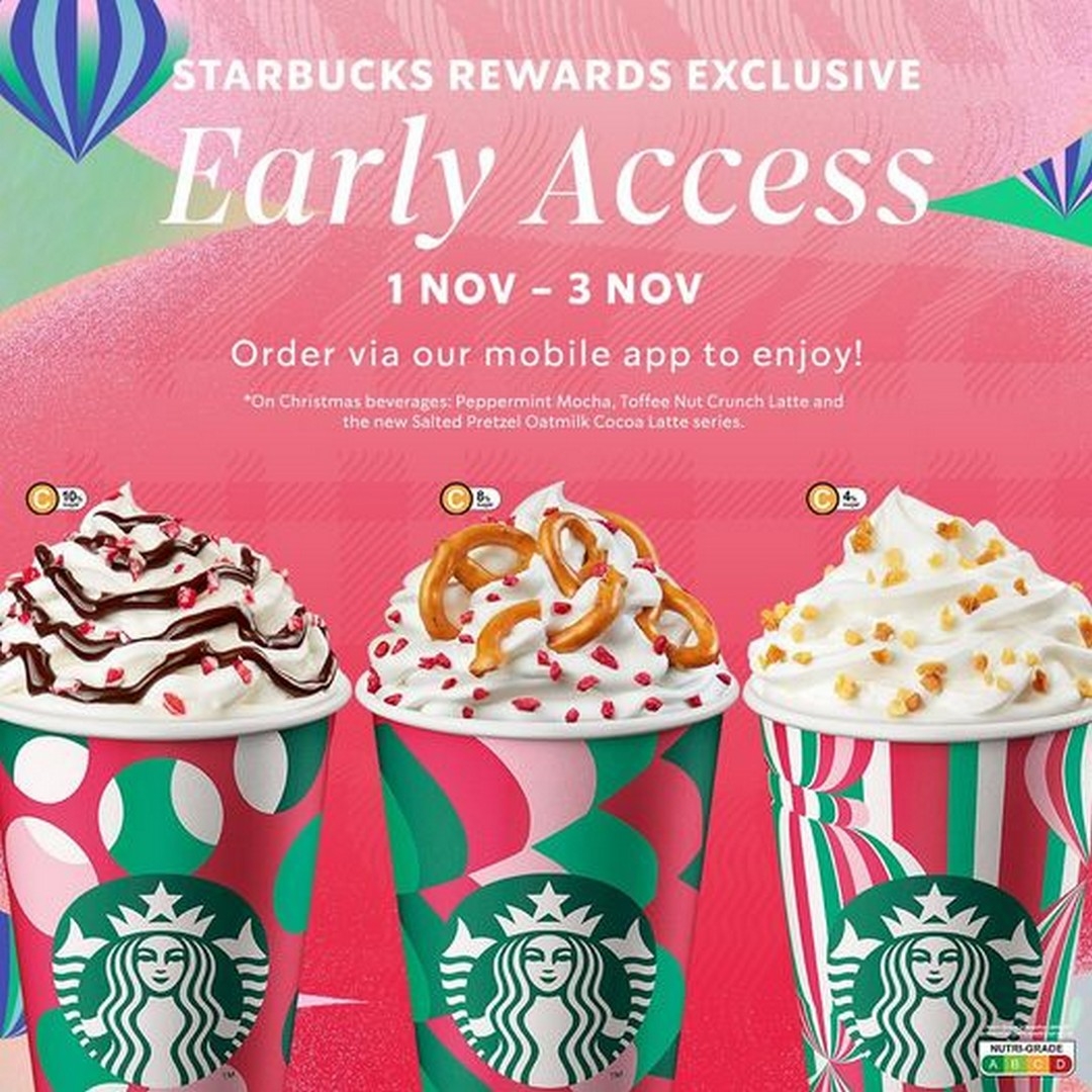 1 3 November 2024 Starbucks Singapore Christmas Exclusive Promotion For Rewards Members SG EverydayOnSales
