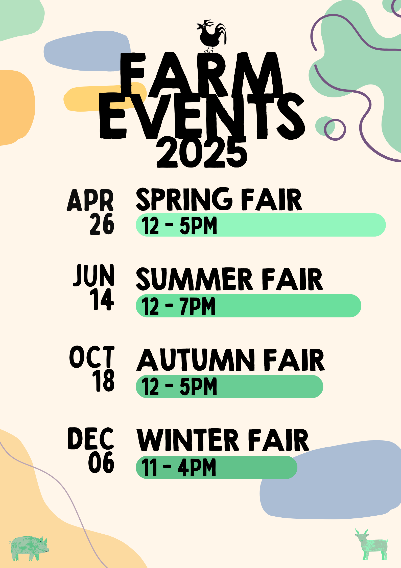 October 26 2025 Events Calendar