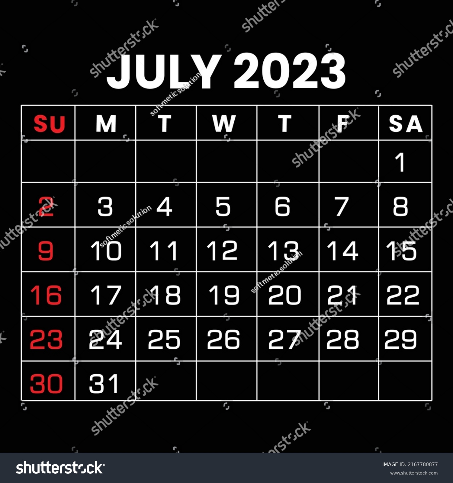 July 2023-2025 Calendar