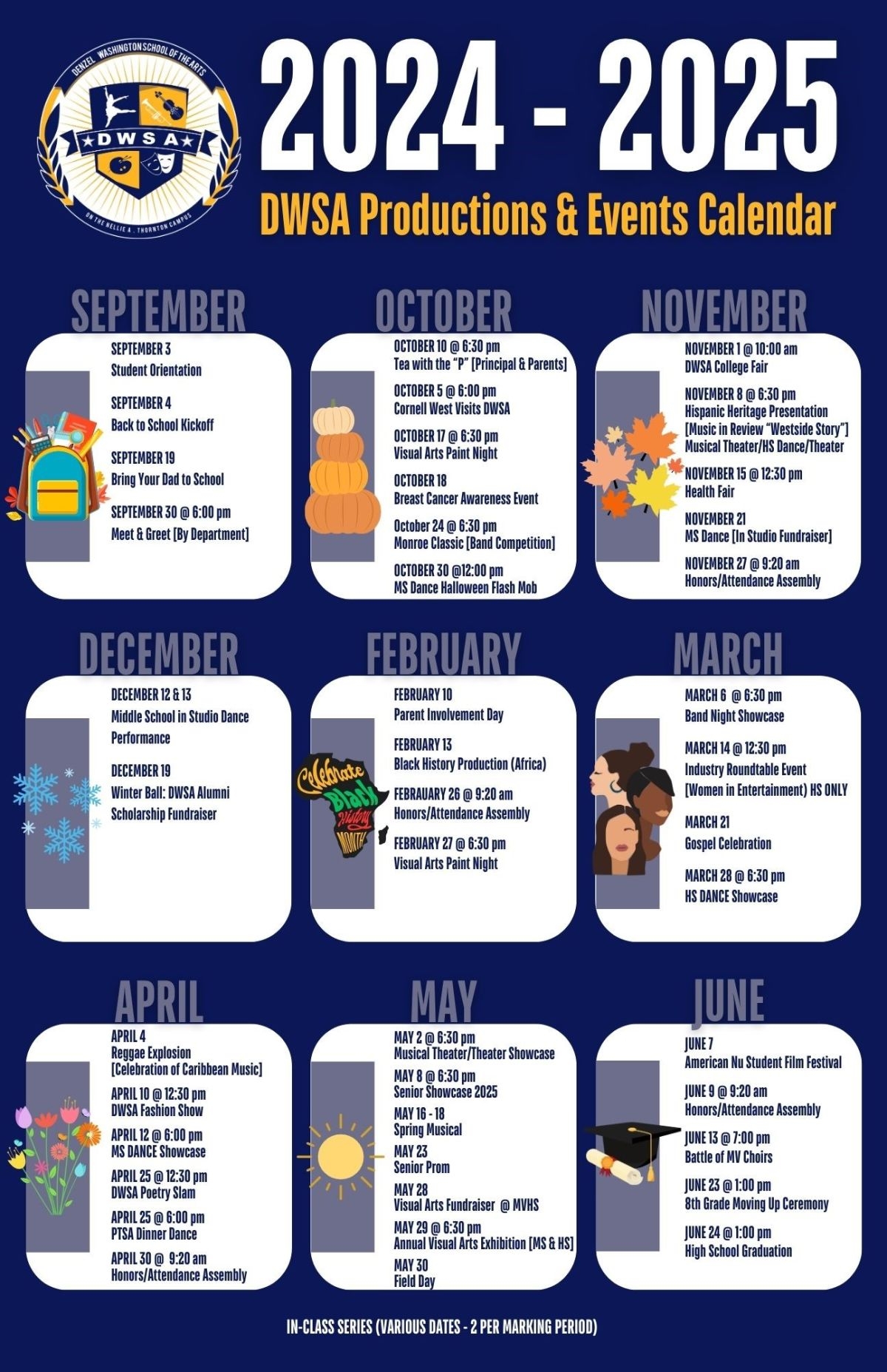 October 2025 Events Calendar