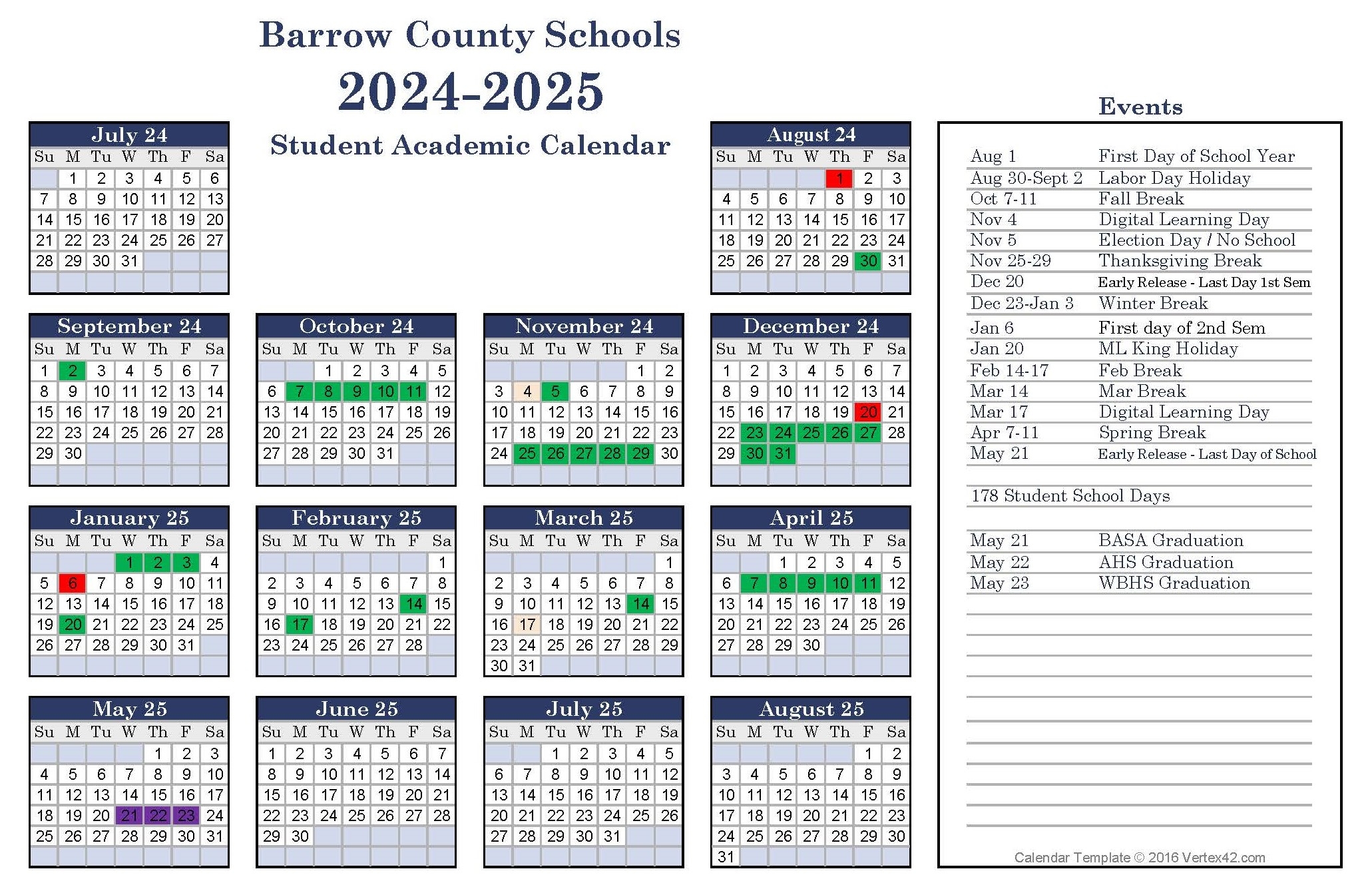 Augusta County Schools Calendar 2023-2025