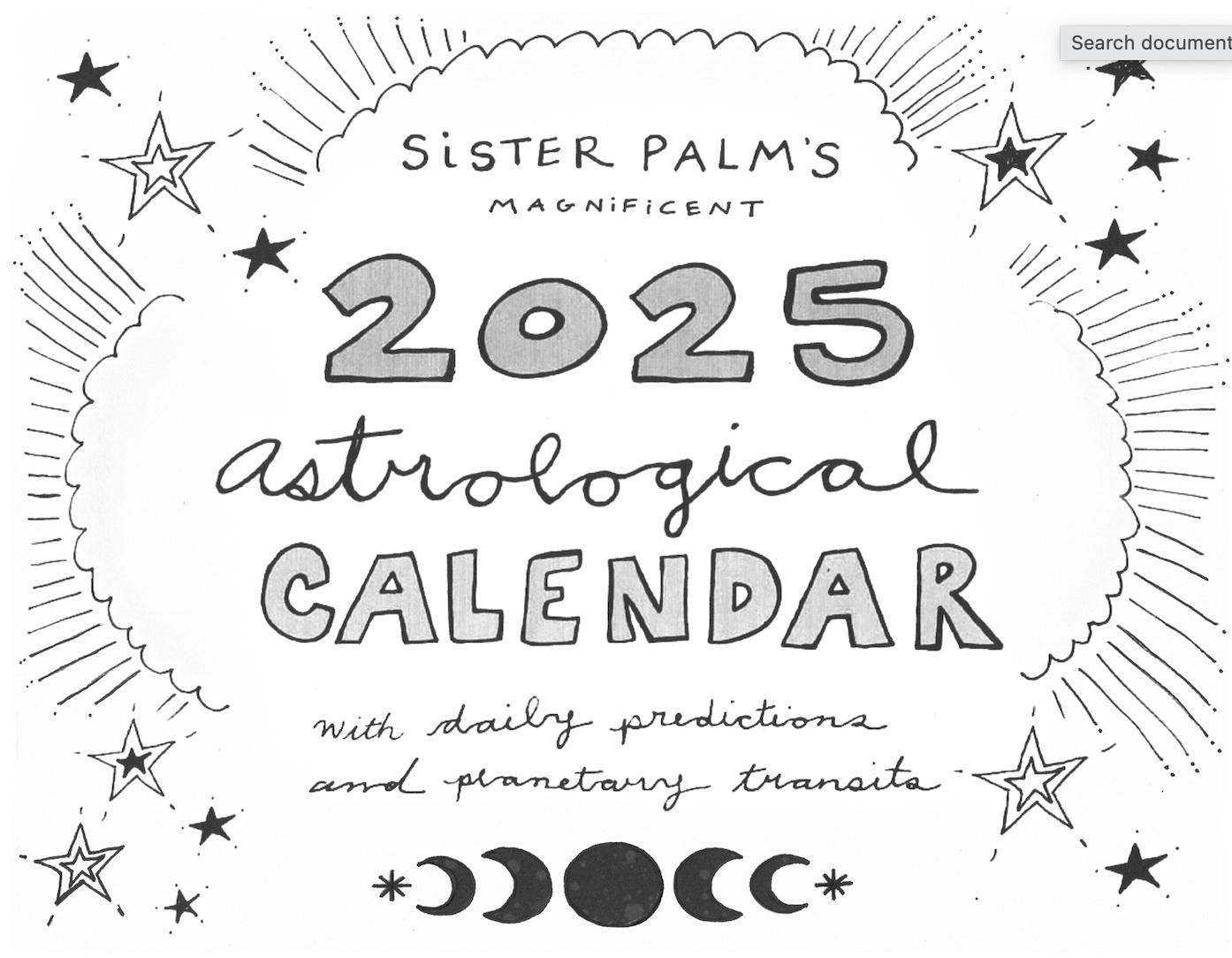 Astrological Calendar August 2025