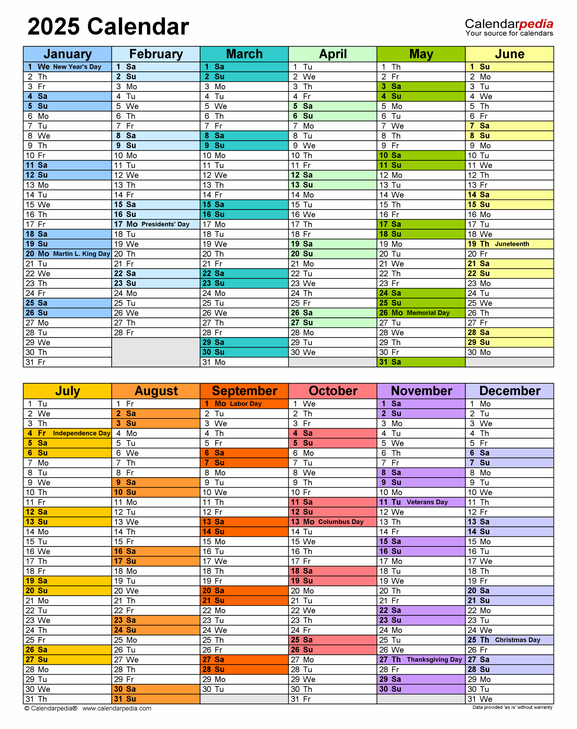 Excel Calendar Template August 2025