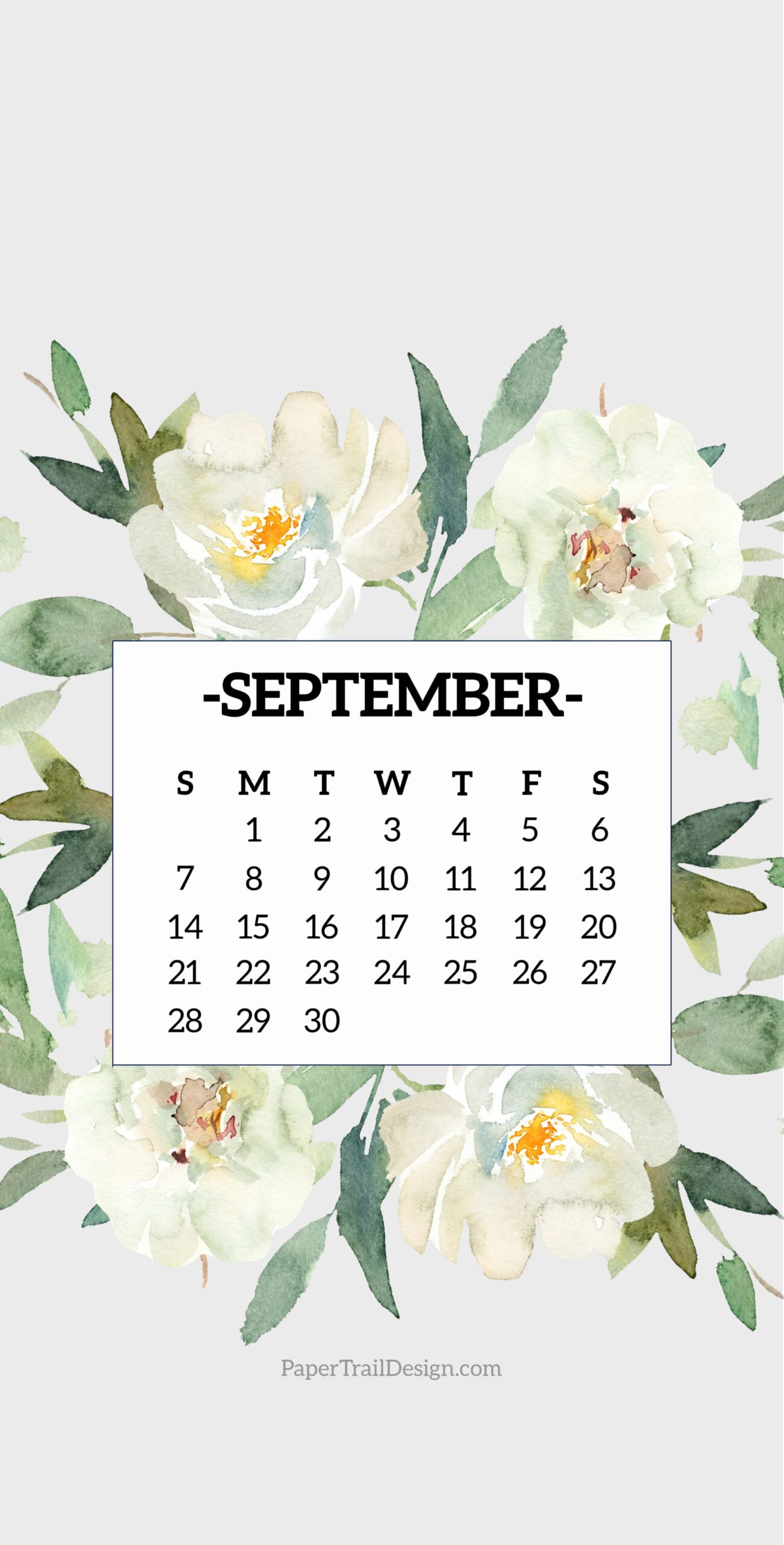 September Wallpaper Calendar 2025