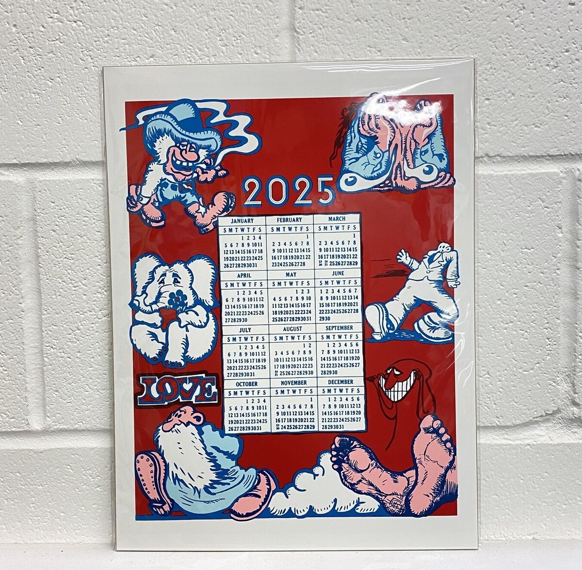 2025 Calendar R Crumb Pop Art Mr Natural Keep On Trucking Psychedelia 70s EBay