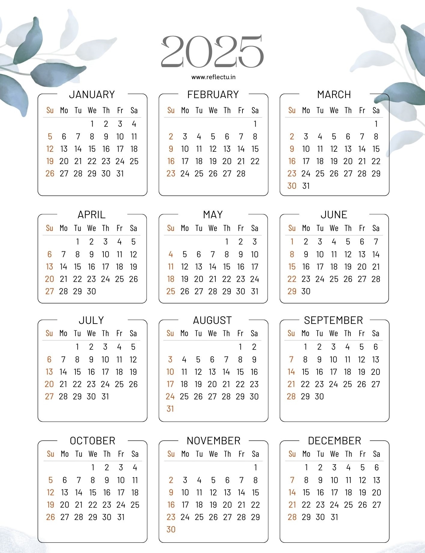 2025 Calendar With Holidays And Festivals Pdf Reflectu