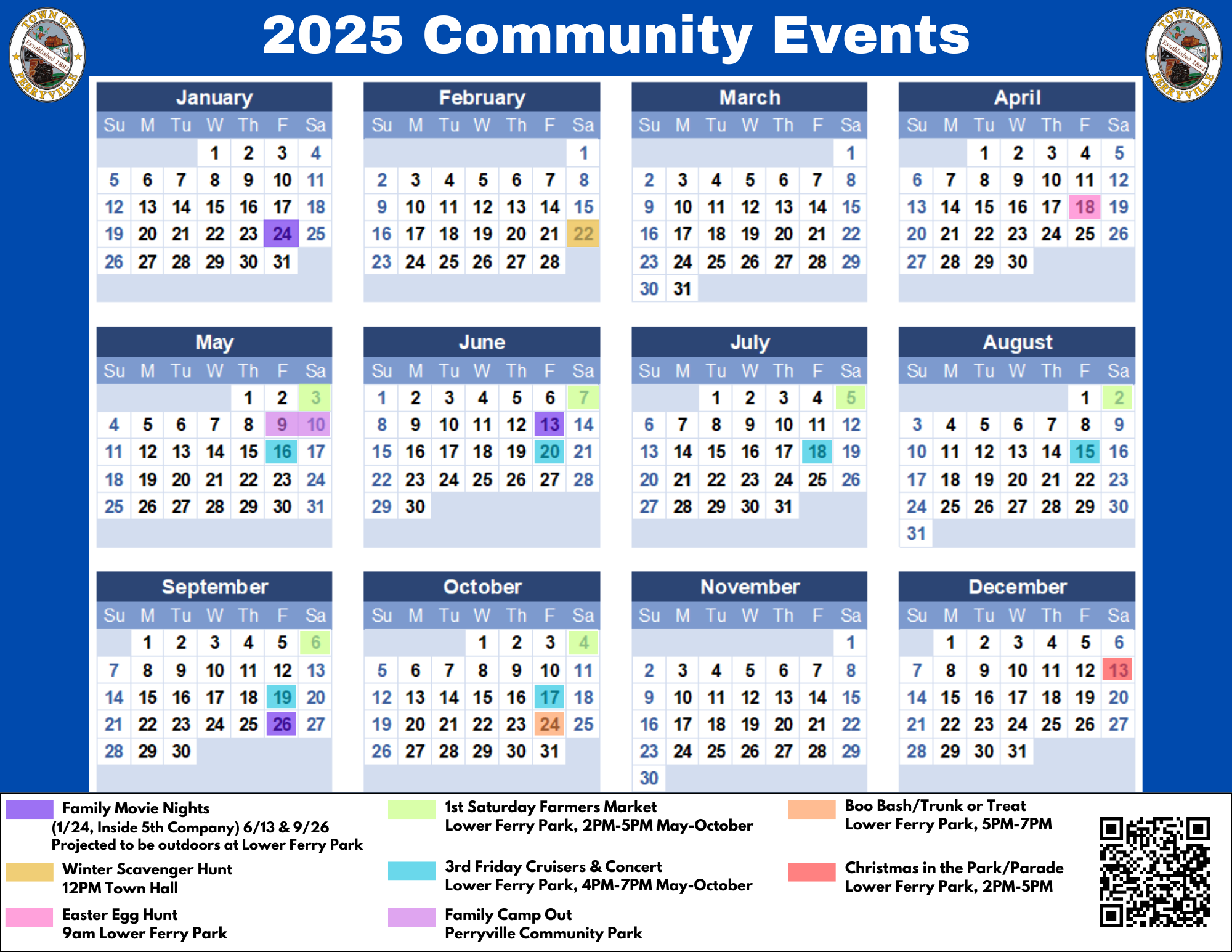 2025 Community Events Calendar Perryville MD