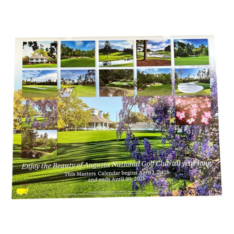 2025 Masters Wall Calendar