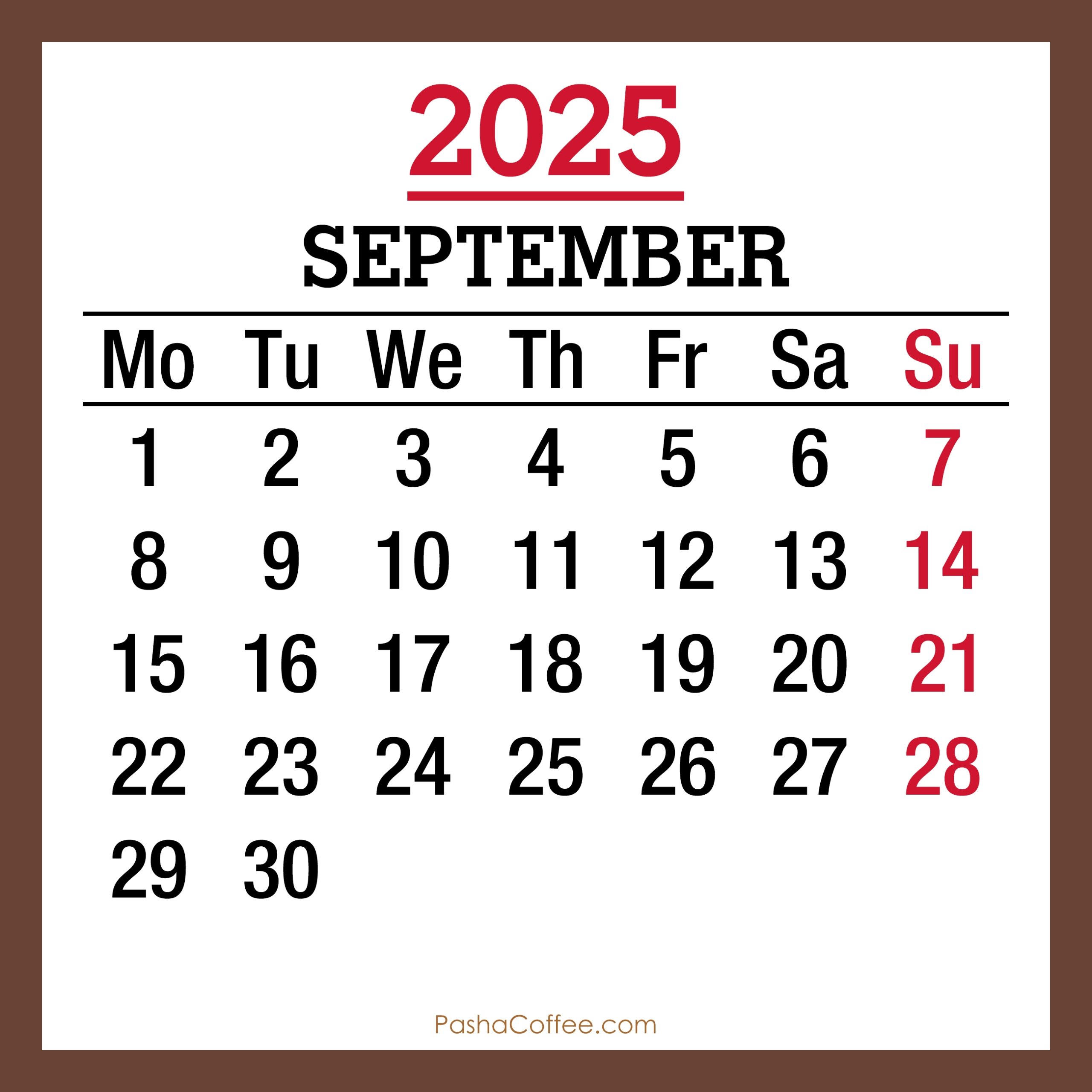September 2025 Calendar Uk
