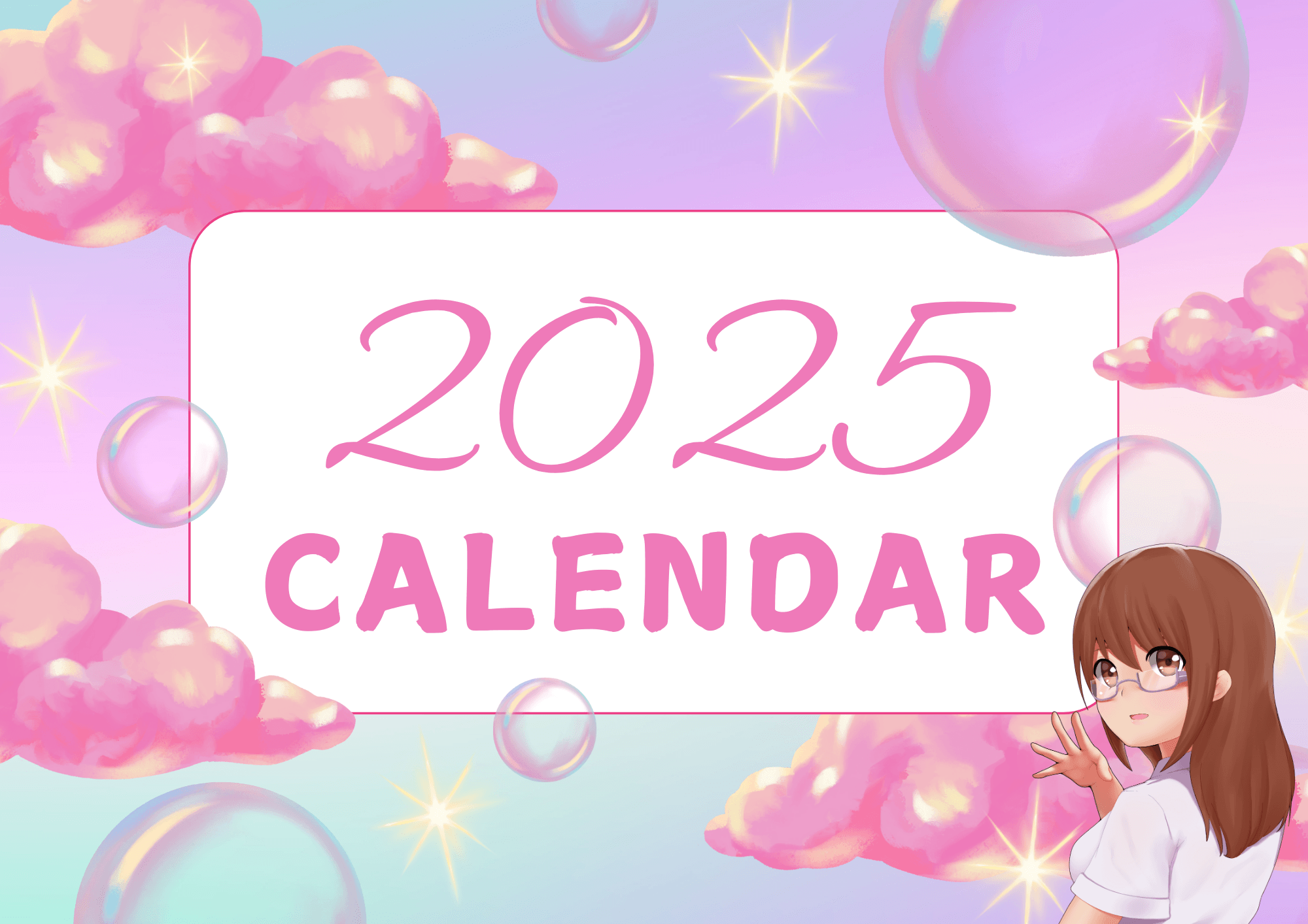 October 2025 Calendar Anime