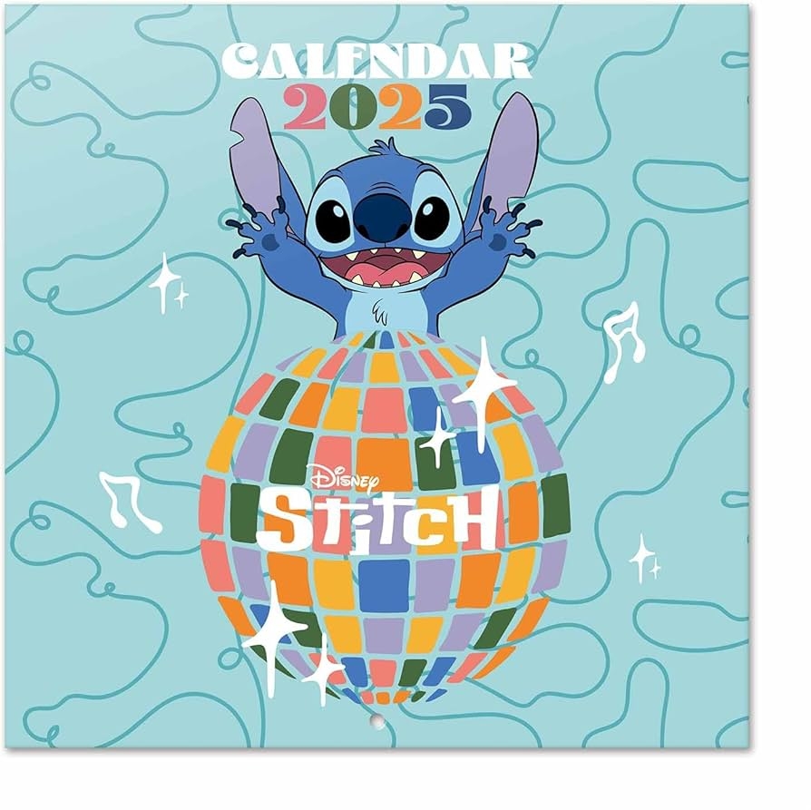 Amazon Grupo Erik Disney Stitch Wall Calendar 2025 Monthly Calendar 30 X 60 Cm January 2025 To December 2025 Office Products