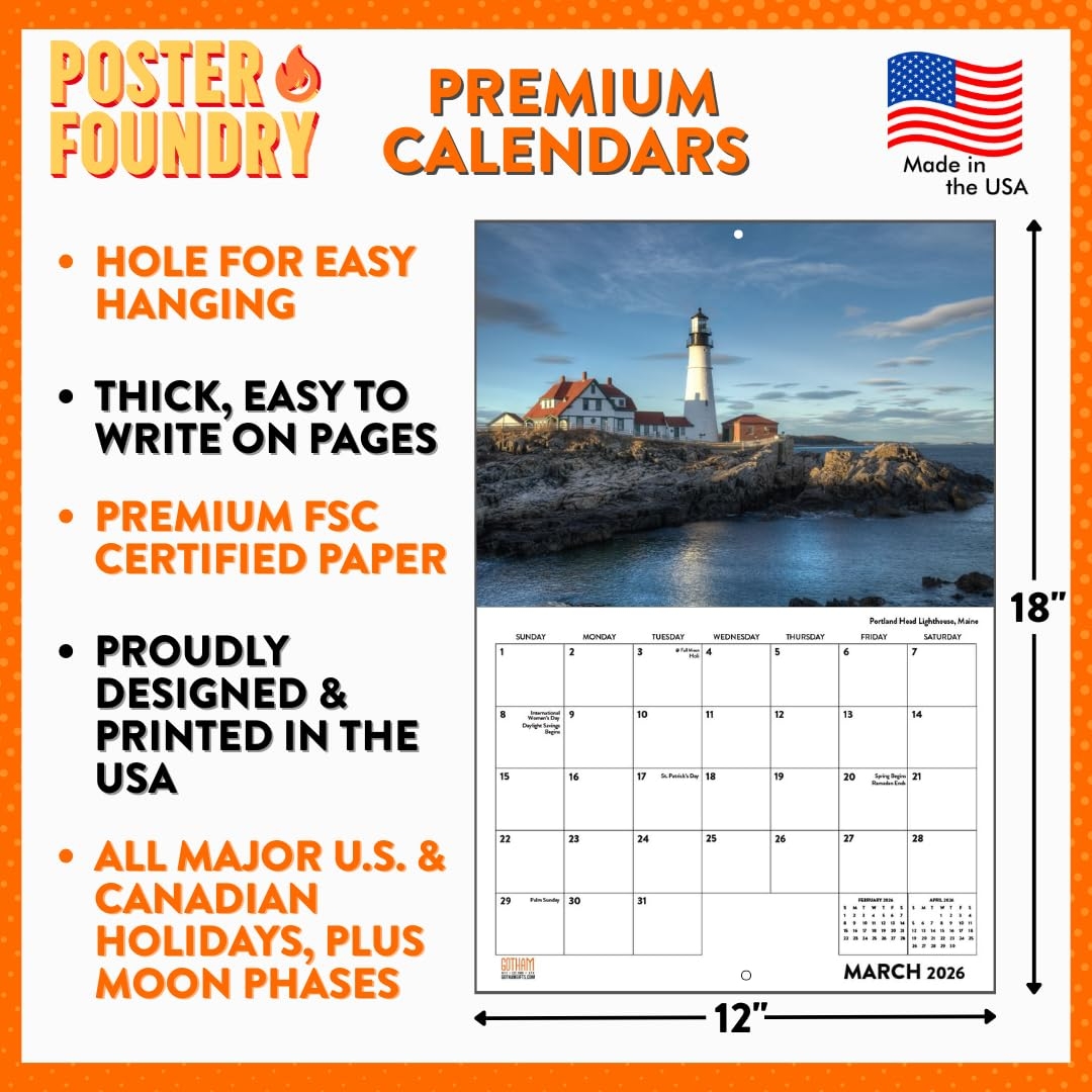 Amazon Horse Racing Race Calendar 2025 Monthly Wall Calender 12 Month American Made In The USA Office Products