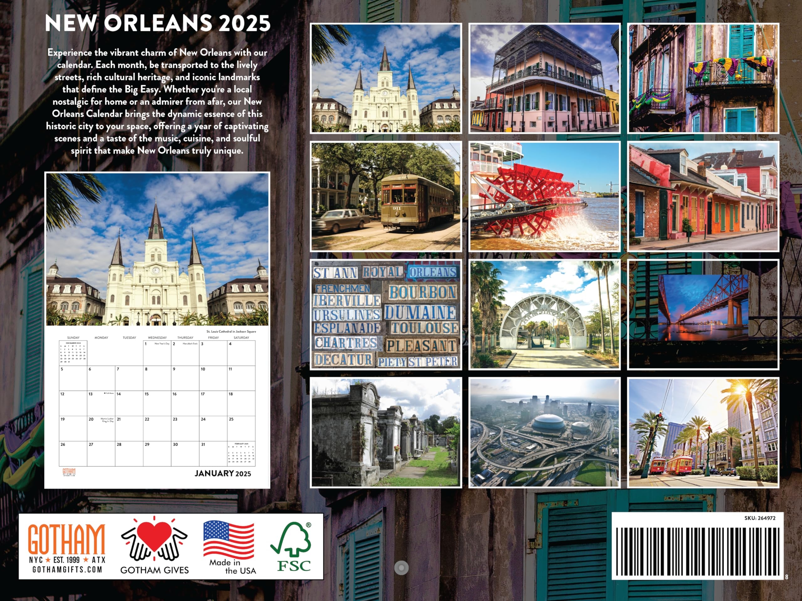 New Orleans Calendar October 2025