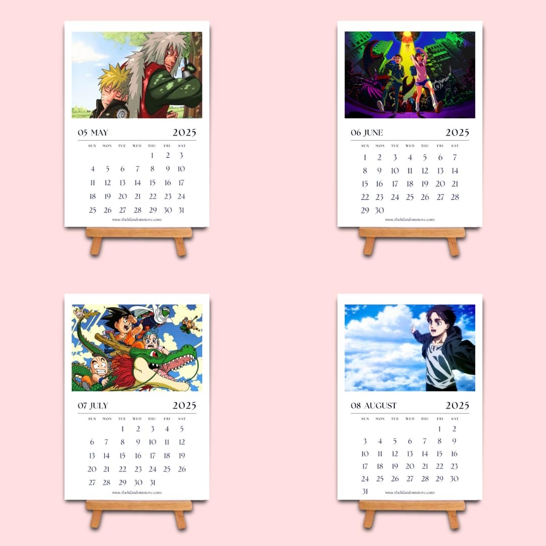 Anime Calendar August 2025