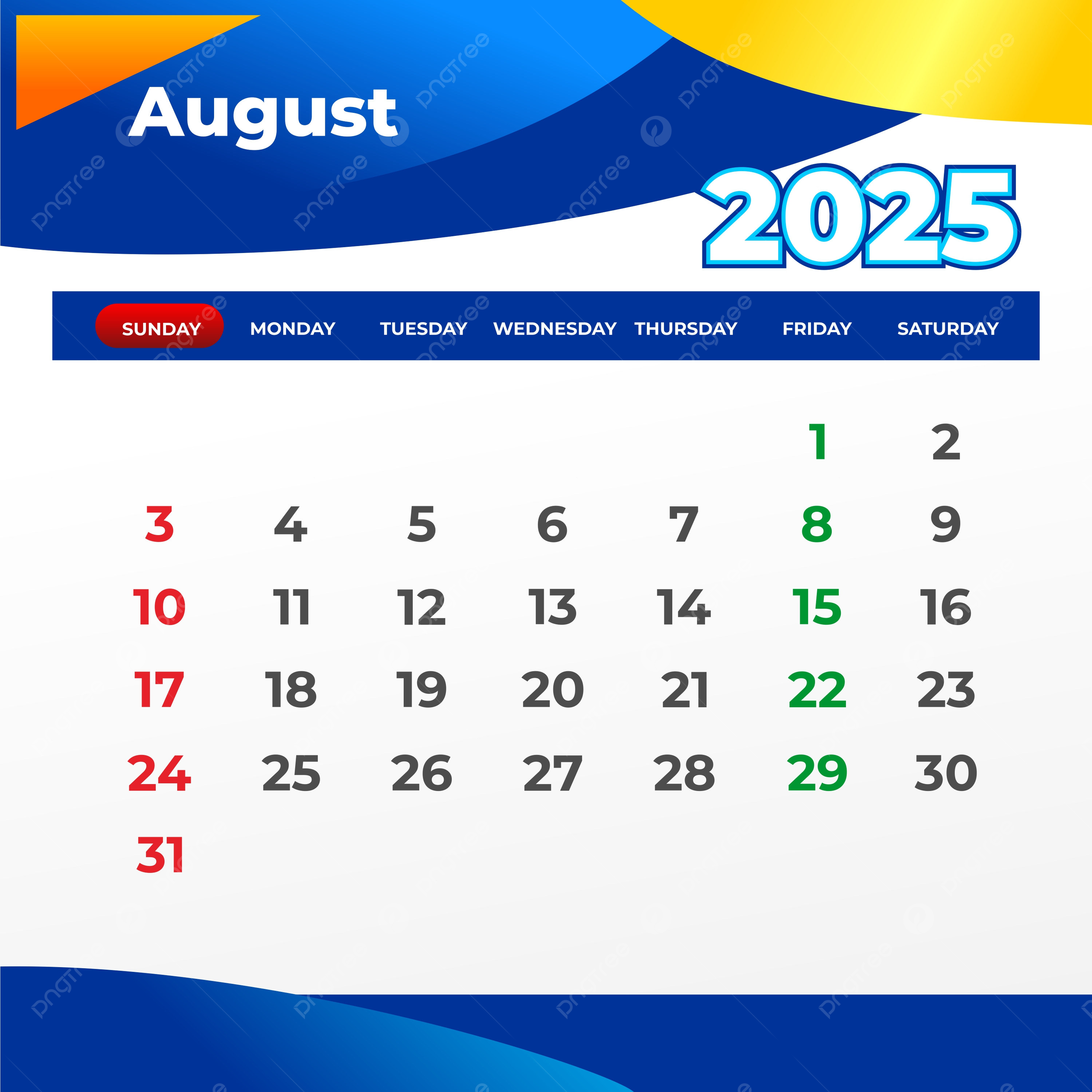 August 2025 Chile Calendar