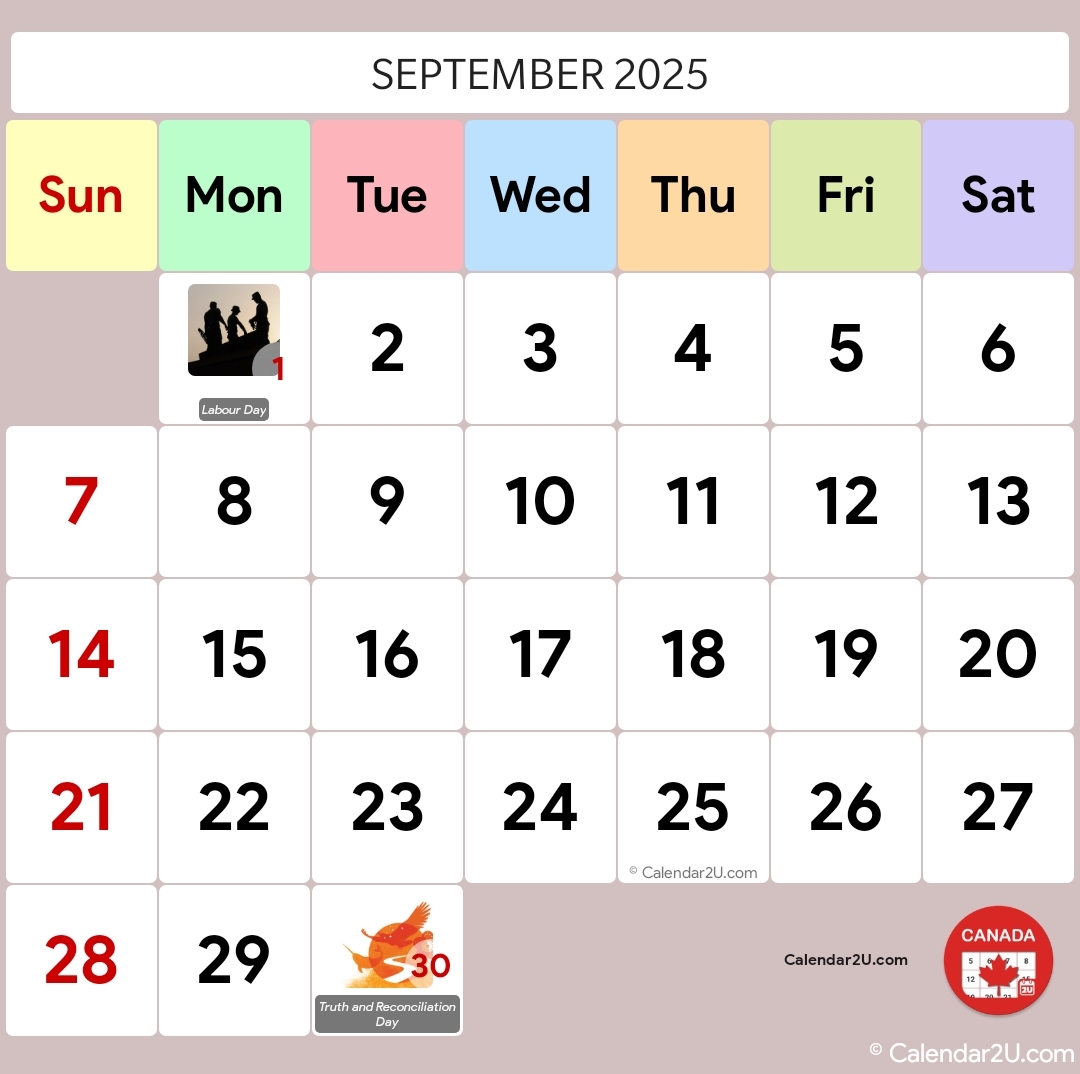 Canada Calendar 2025 Calendar2U Gallery