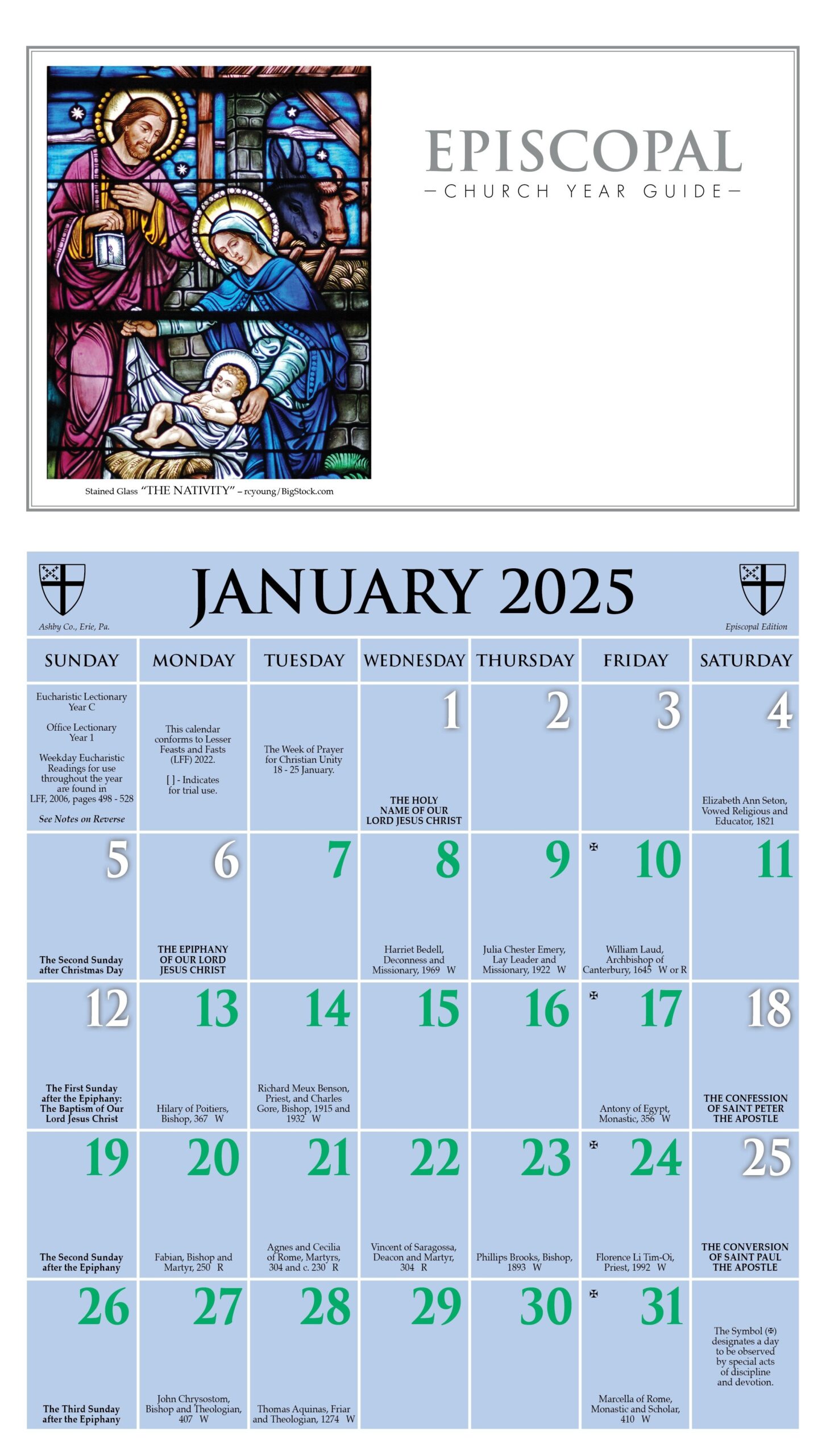 ChurchPublishing 2025 Episcopal Church Year Guide Kalendar