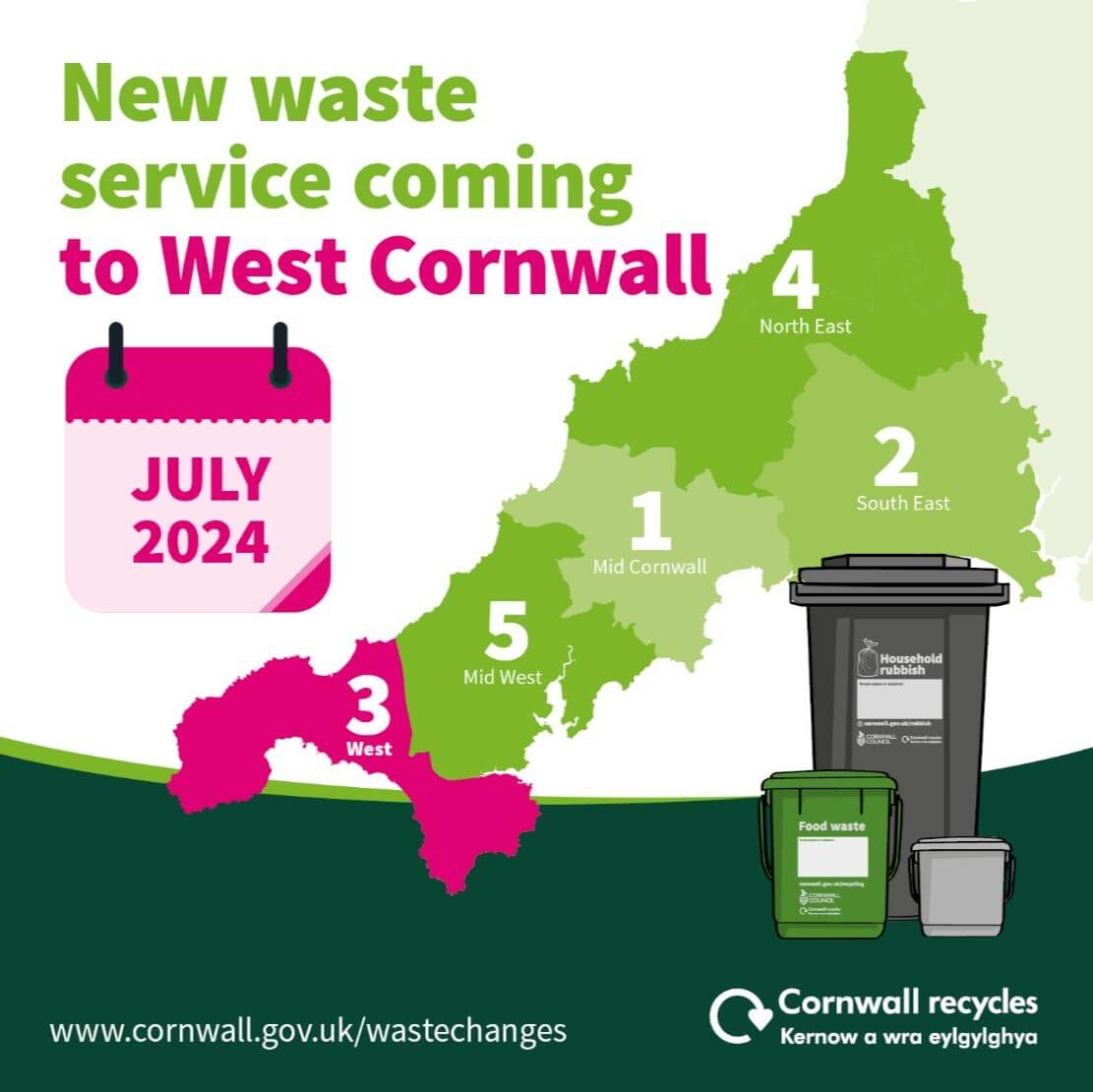 Cornwall Council Announces New Waste Collection Schedule For West Cornwall CornishStuff