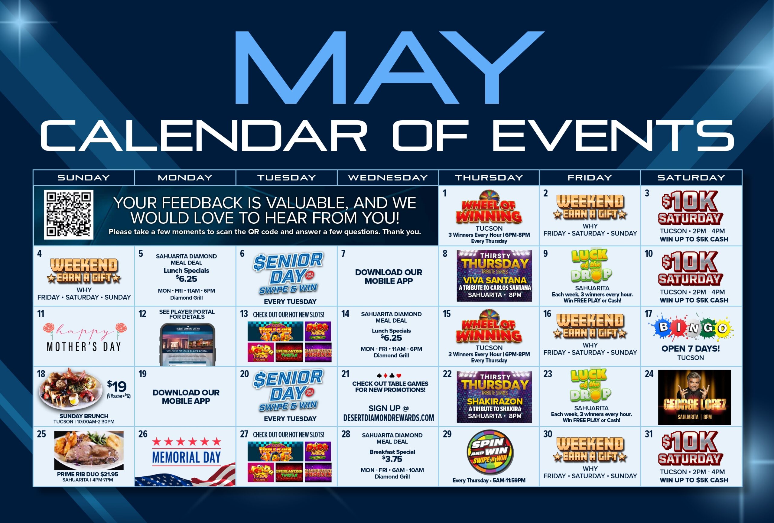 Desert Diamond Casinos Events