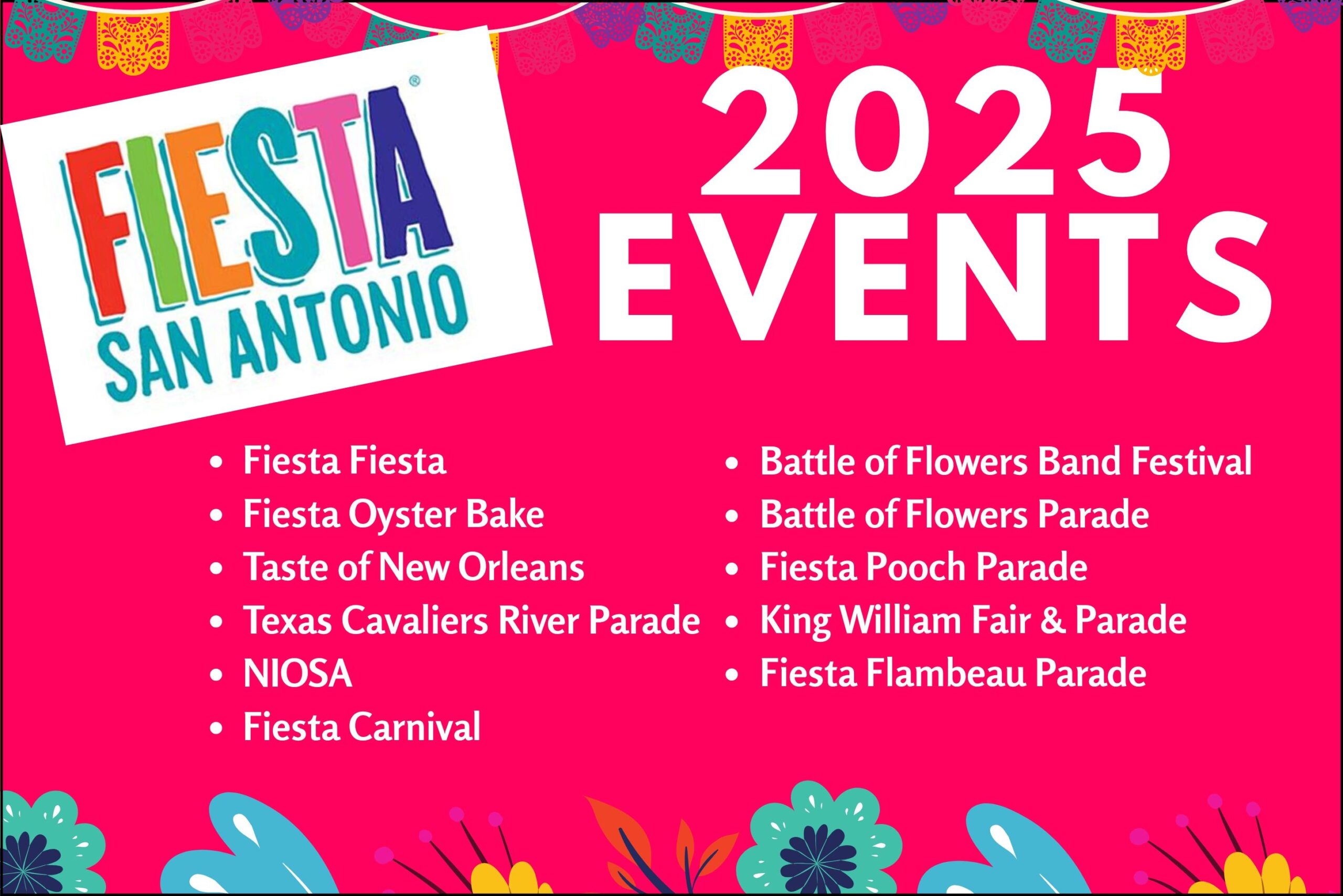 Fiesta San Antonio 2025 Full Schedule Of Events Saobserver
