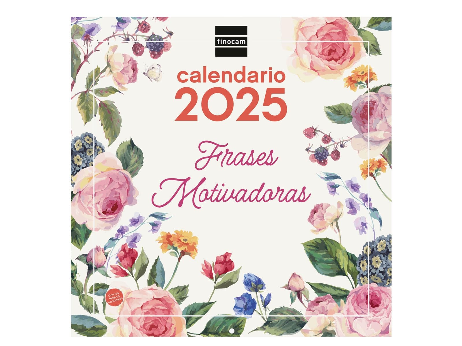 Finocam Calendar Wall Pictures 30x30 To Write 2025 Month View January 2025 December 2025 12 Months Motivating Phrases Spanish Amazon co uk Stationery U0026 Office Supplies