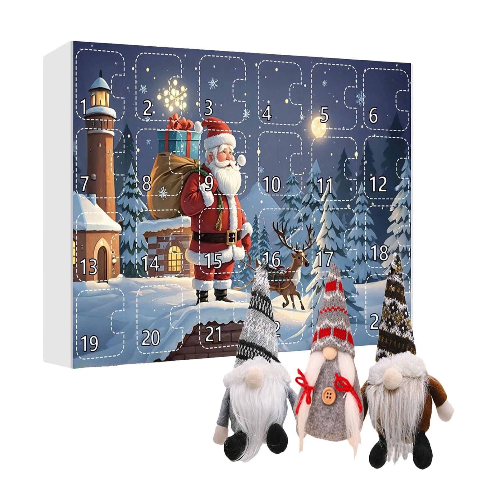 Flash Deals 2025 New Christmas Gnome Advent Calendar 2025 Christmas Countdown Calendar With Collectible Gnome Plush Dolls Toy Christmas Gnome Advent Calendar Christmas Gifts For Adults And Kids Walmart