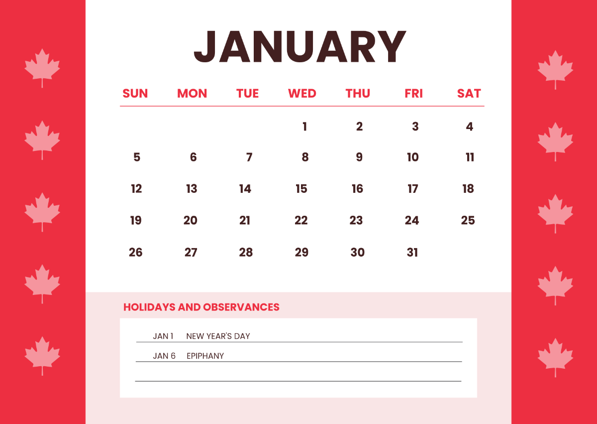November 2025 Calendar With Holidays Canada