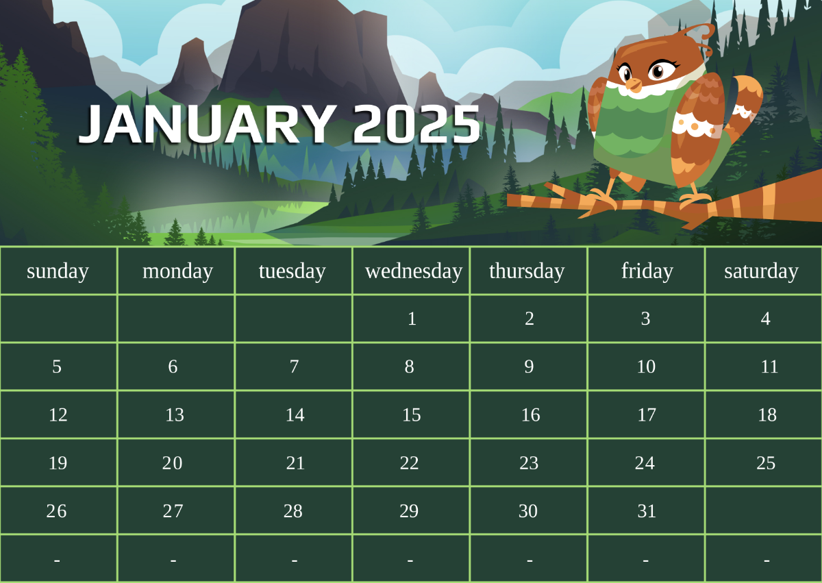 Canada Calendar November 2025