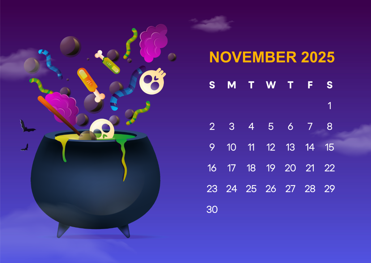 Free Movie Theater Marketing Calendar Template To Edit Online