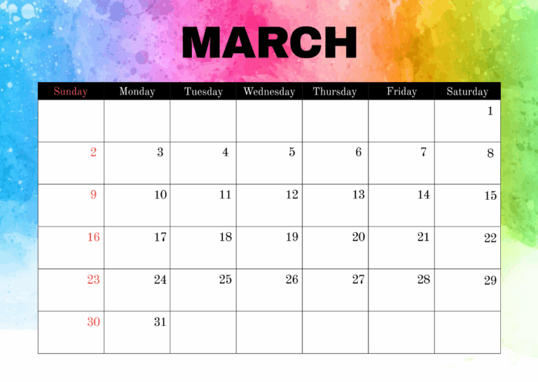 Free November 2025 Calendar Template To Edit Online