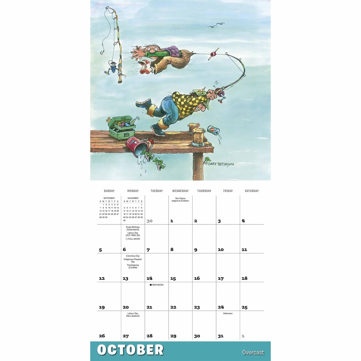 Gary Patterson Gone Fishing Calendar 2025
