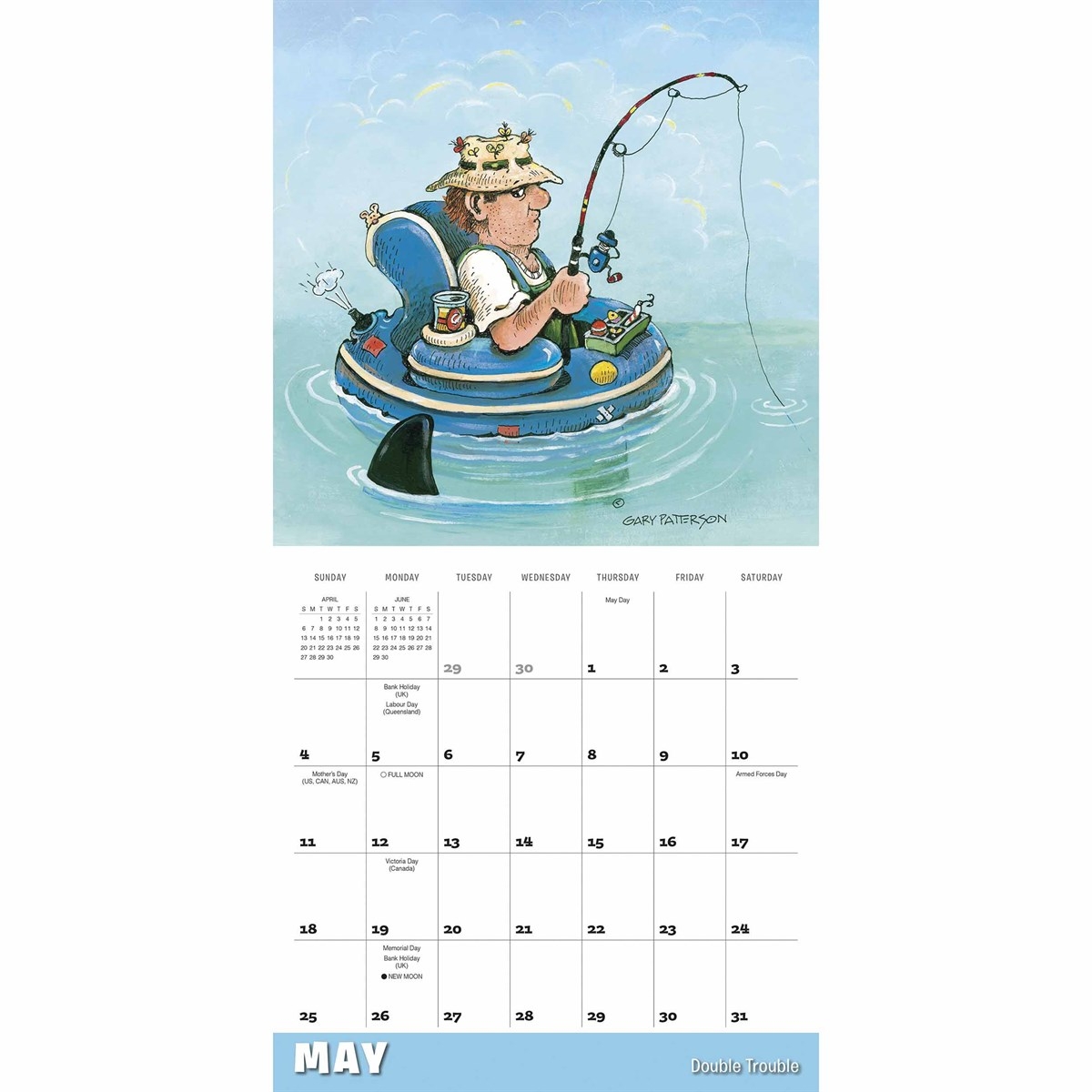 Gary Patterson Gone Fishing Calendar 2025