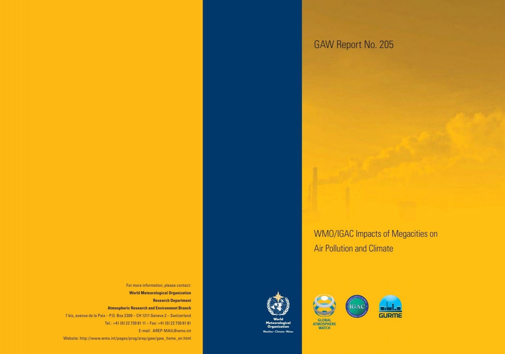 GAW Report No 205 IGAC Project