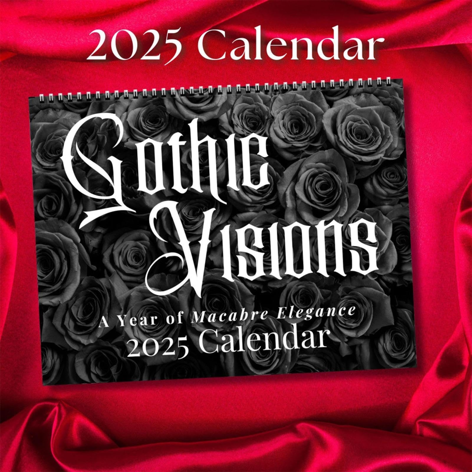 Goth Themed Calendar July 2025