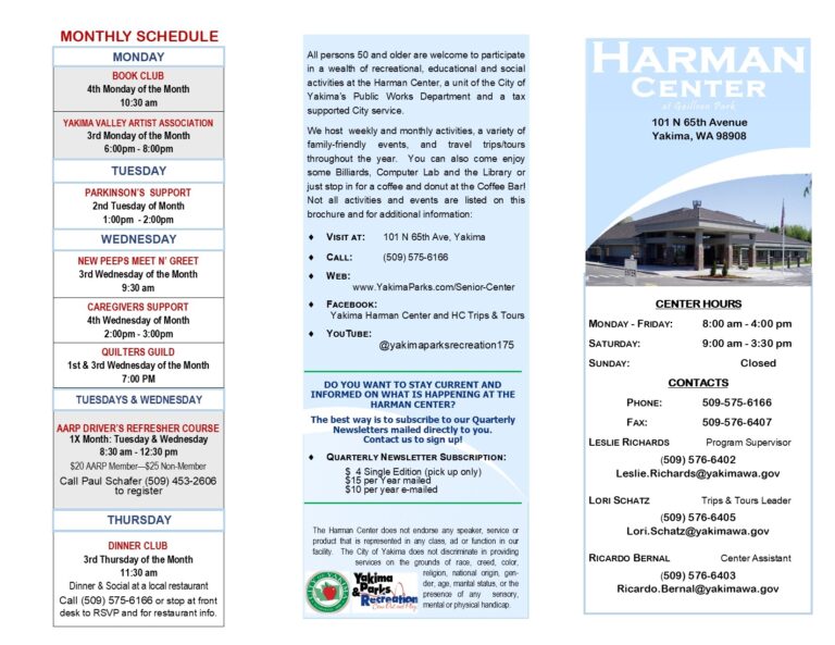 Harman Center At Gailleon Park Yakima Parks And Recreation