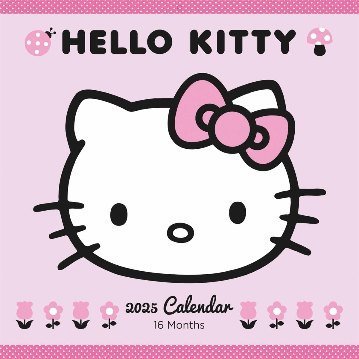 Hello Kitty 2025 Official 30x30 Square Wall Calendar Adorable Kitty Art Premium Collector s Edition 12 Month Planner