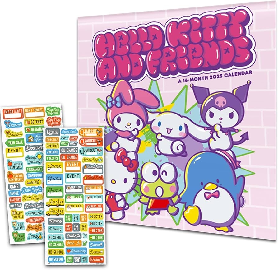 Hello Kitty Calendar 2025 September