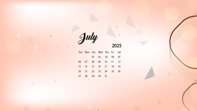 July 2025 Desktop Wallpaper Calendar CalendarLabs