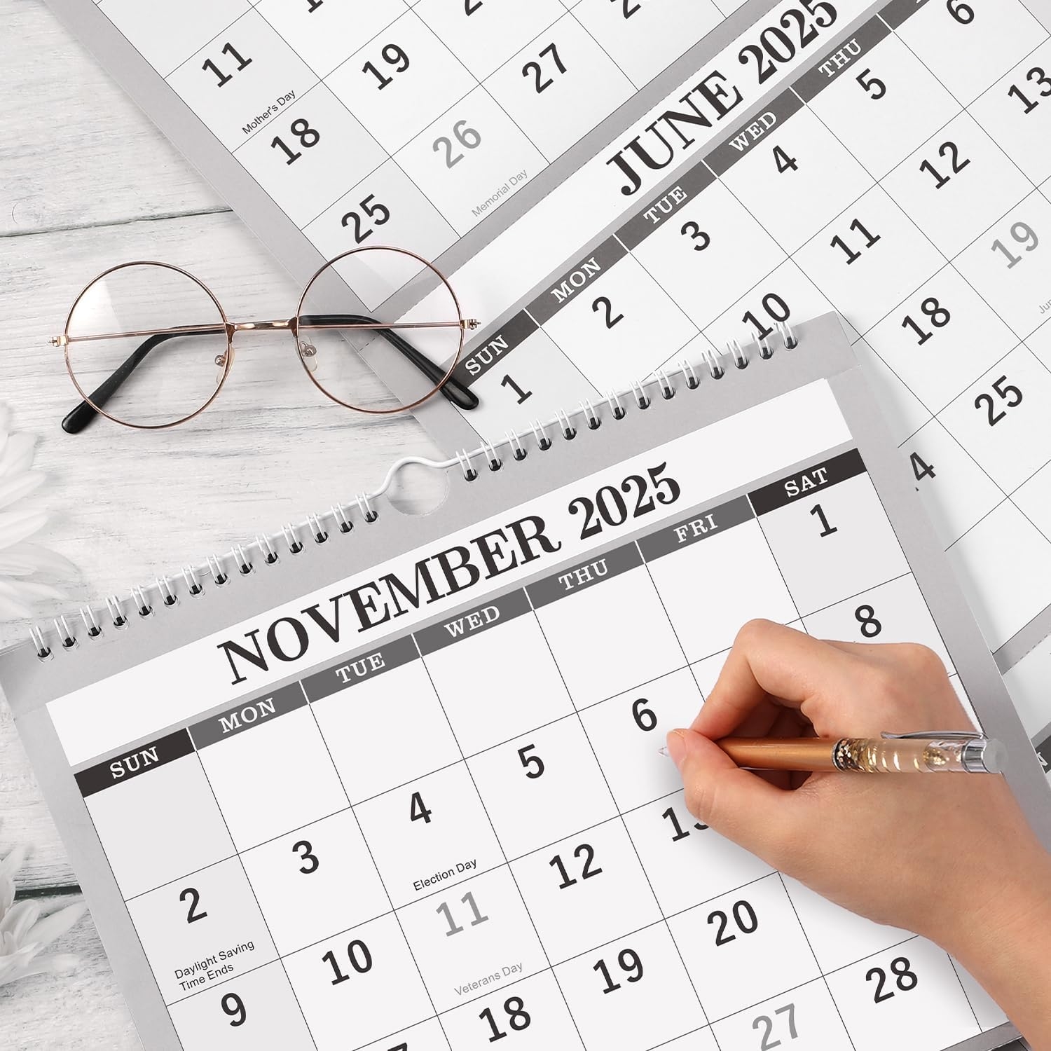 3 Month Calendar 2025 October