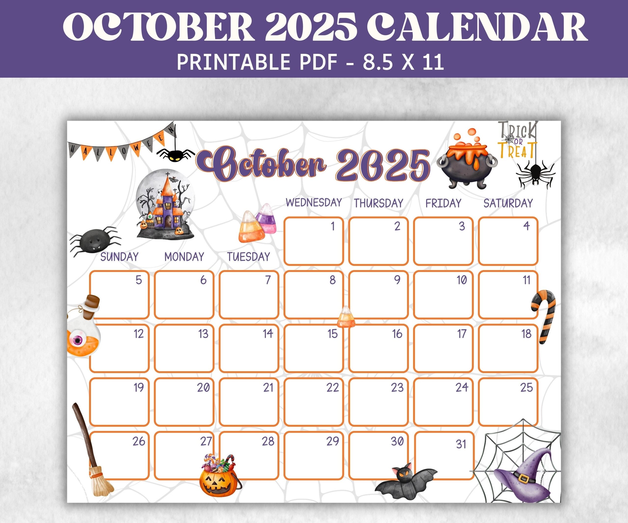 October 2025 Calendar October