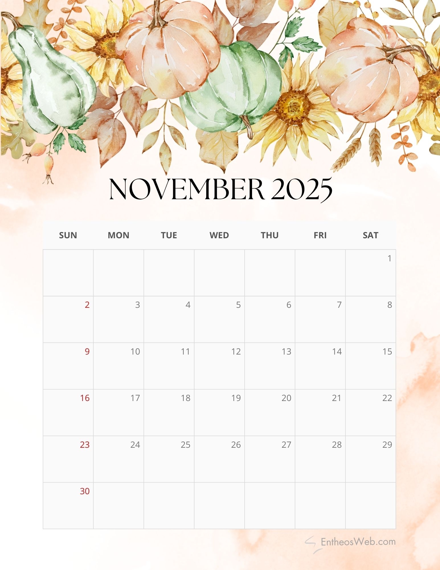 Desktop Wallpaper Calendar November 2025