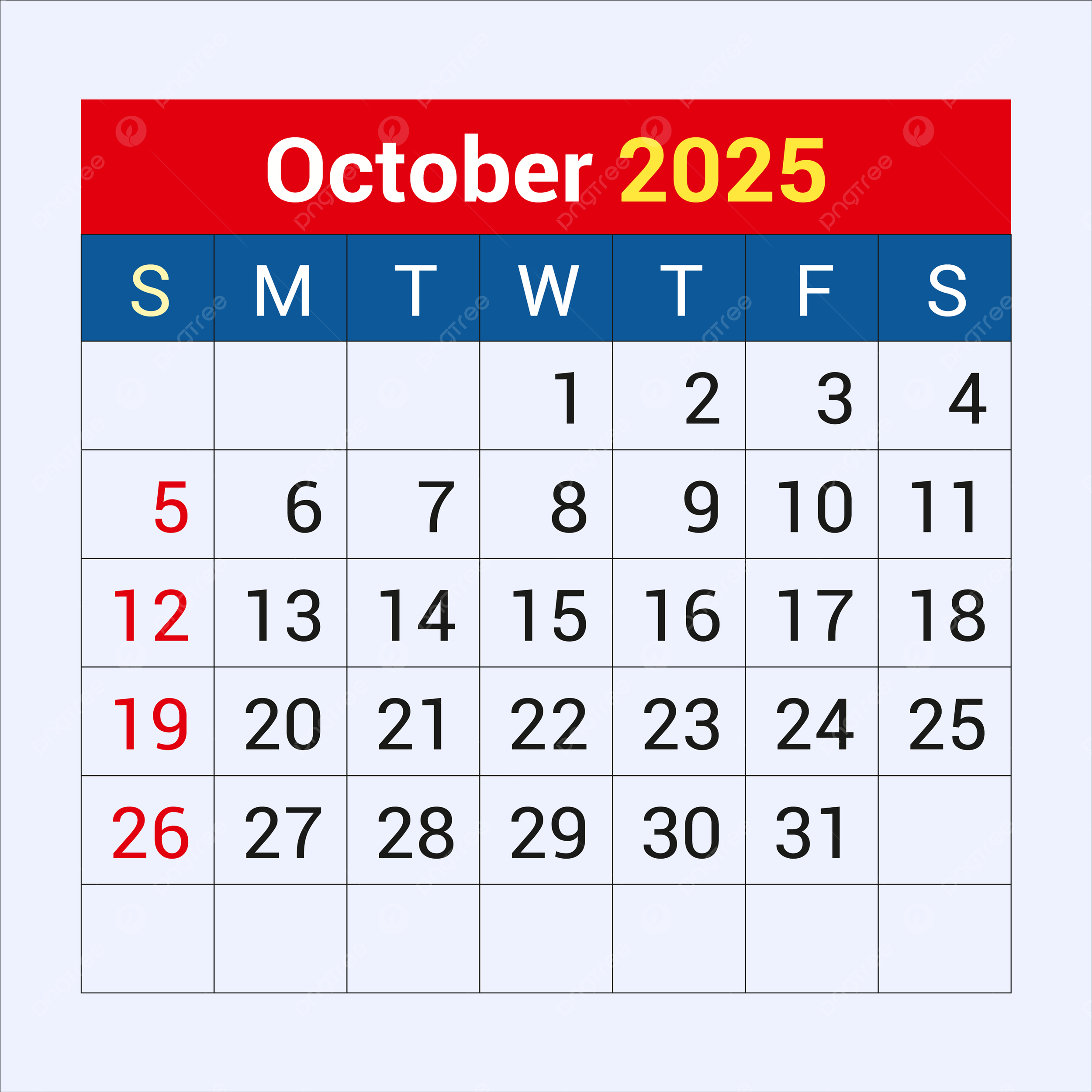 Salem Calendar October 2025