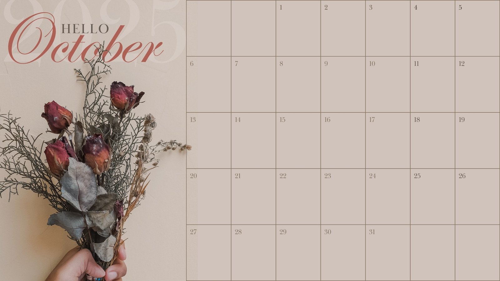 Page 7 Free And Customizable October Templates