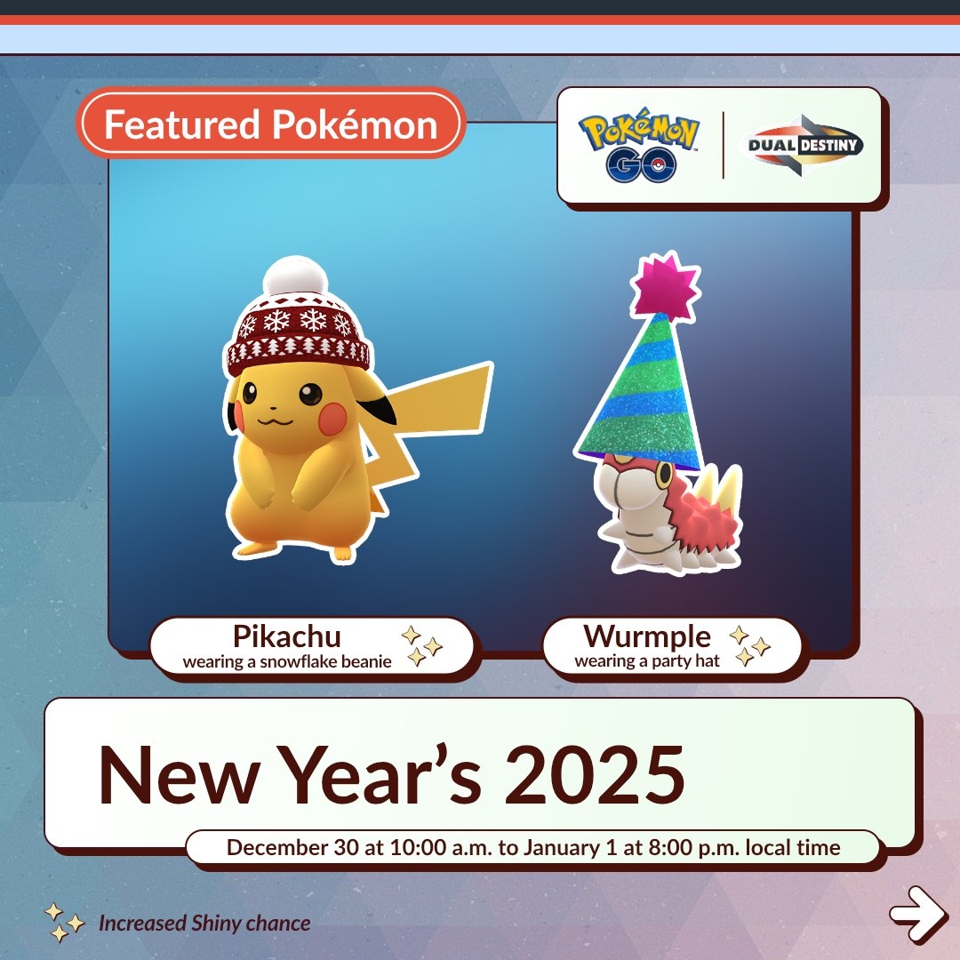 Pok mon GO New Year s 2025 PocketMonsters Net