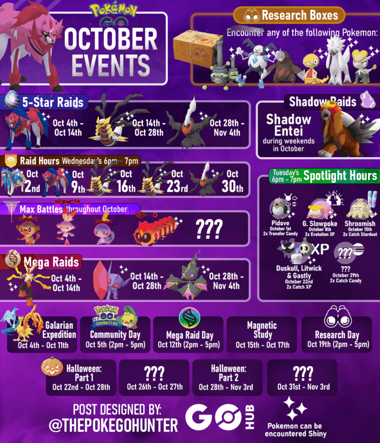 Pok mon GO October 2024 Events Guide Pok mon GO Hub