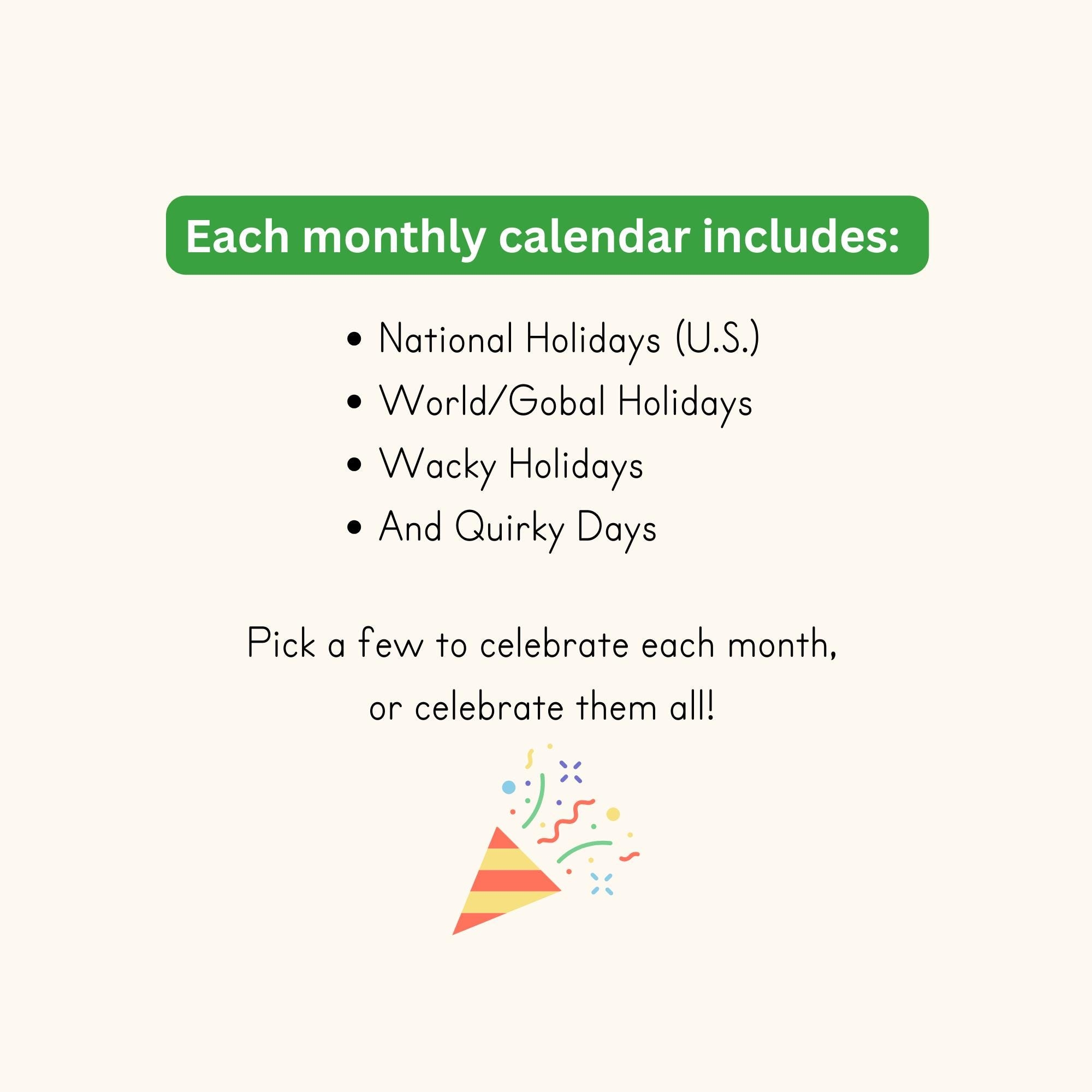 Printable August 2025 Holiday Calendar Page Fun And Whacky 