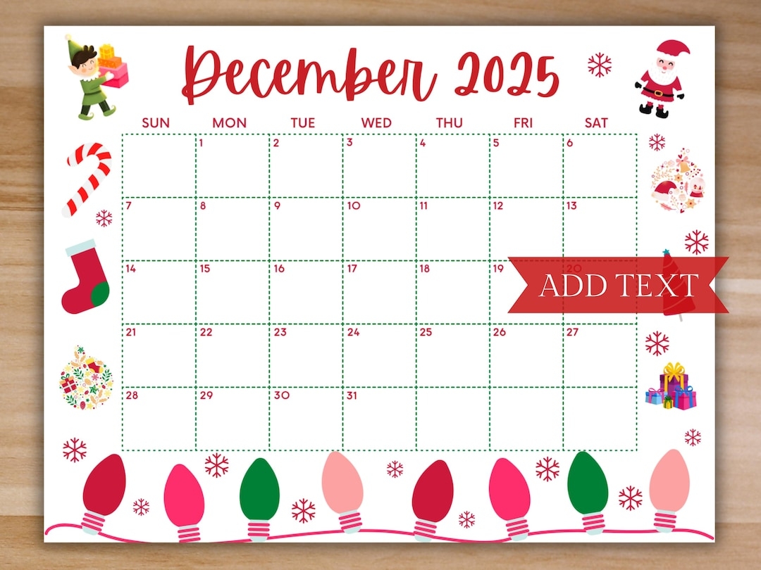 December 10 2025 Calendar