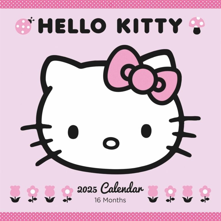 Pyramid International Hello Kitty 2025 Calendar Adorable Kitty Art Premium Collector s Edition 16 Month Planner Gift For Hello Kitty Fan Amazon co uk Stationery U0026 Office Supplies