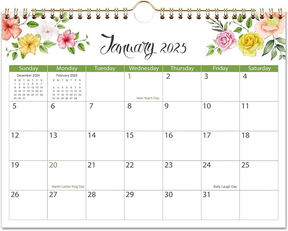 Riobat Calendar 2024 2025 Wall Calendar 2024 2025 From October 2024 December 2025 Small Calendar 8 5 X 11 Twin Wire Binding Large Fonts Buy Online At Best Price In KSA Souq Is Now Amazon sa Office Products
