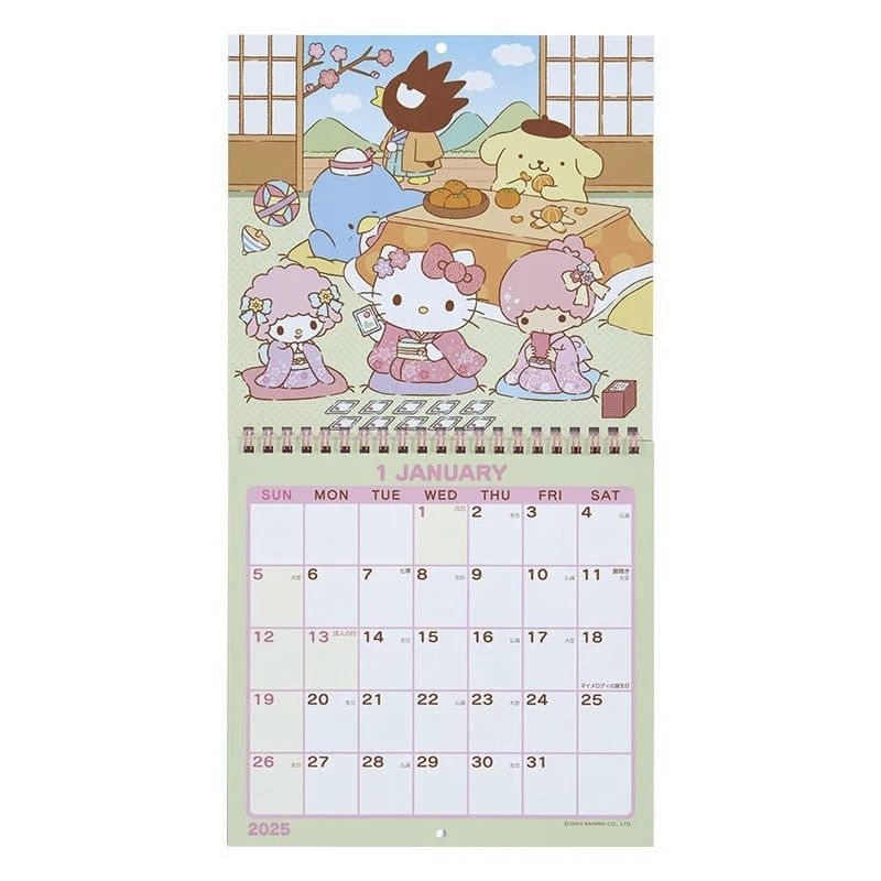 Sanrio U S Releases Its Hello Kitty Calendars For A Purrfectly Organized 2025
